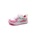 Zapatillas de invierno para niños en rosa y blanco con forro de felpa cálido unisex - Rosa
