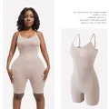 Body faja moldeadora beige para mujer con control de abdomen y tirantes ajustables - S / Color Piel
