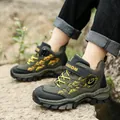Winter-Wanderschuhe für Jungen, gefüttert, in Olivgrün mit robuster Sohle - 38 / Army Green (Regular Plush Version) (hx833)