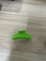 Vibrant green candy color large acetate hair claw clip for elegant bun styling - 10cm / Green