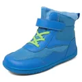 Waterproof blue children's winter snow boots with warm lining and velcro strap detail - 25 / Sapphire Blue