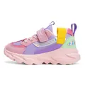 Baskets en mesh respirant pour filles, rose et violet, avec velcro - Rose Violet