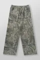 Vista completa de pantalones casuales de camuflaje para hombre con cintura elástica - S / Bottoms / Camuflaje Verde Claro