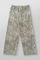 Pantalón casual para hombre con estampado de camuflaje de ramas de árboles reales. - S / Bottoms / Camuflaje Gris Claro