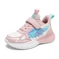 Lindas zapatillas rosas para niñas con alas irisadas y purpurina para 3 a 6 años - 26 / Rosa
