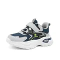 Sportschuhe für Jungen aus Leder mit weicher Sohle und Klettverschluss zum Laufen - 28 / Dunkelblau