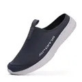 Sneaker mule traspiranti blu scuro con design slip-on per il tempo libero - Blu scuro