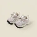 Zapatillas de malla rosa y plata para bebé niña, zapatos de aprendizaje para andar - Talla 16 / Interior 12.5cm / Púrpura