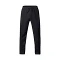 Professional men's casual black straight-leg trousers featuring elastic drawstring waist - S / Bottoms / Black
