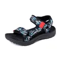 Durable kids camouflage sport sandals with adjustable velcro straps and non-slip rubber soles - 26 / Dark Blue