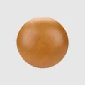 Natural round poplar wood button for high-end Chinese style clothing, smooth finish - 18L(11.5mm) / Light Coffee