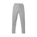 Casual grijze joggingbroek voor heren met trekkoord en decoratieve naden voor sport. - Lichtgrijs