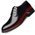 Chaussures de ville noires pour hommes avec talonnette interne de 6 cm et lacets - 37 / Style Business Grandissant (229) / Noir