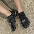 Schwarze schnelltrocknende atmungsaktive Watstiefel für Schwimmen und Outdoor - Schwarz