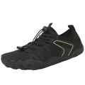 Schwarze, schnelltrocknende Outdoor-Wasserschuhe mit rutschfester Sohle - Schwarz