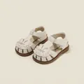 White princess baby sandals with bunny ears and lace, non-slip toddler summer shoes - Size 23 (Inner Length 15.5cm) / Rabbit Ear Lace Princess Style / Beige