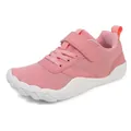 Breathable pink children's barefoot five-finger shoes with a soft flexible sole - 25 / Pink (1760)