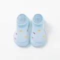 Breathable light blue mesh baby walking shoes with soft non-slip soles for toddlers - Insole Length 11cm / Light Blue (611)