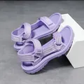 Sandalias deportivas moradas para niños con suela blanda antideslizante para playa - 30 / Púrpura