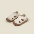 Sandalias de verano beige para niños con punta cerrada protectora y suela antideslizante - 11.5cm / Beige