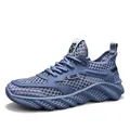 Professionele ademende blauwe mesh sneakers voor buitenreizen en wandelsporten voor heren - 38 / Denim Blauw