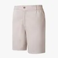 Lässige Herren Sommer-Shorts in Khaki mit elastischem Bund und seitlichen Taschen - Gebrochenes Weiß