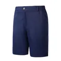 Dunkelblaue Herren-Freizeit-Sportshorts für den Sommer mit elastischem Bund und Taschen - Marineblau