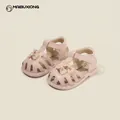 Rosa Sandalen für Kleinkinder mit Schleife und Perle, elegante Prinzessinnen-Lauflernschuhe - Rosa