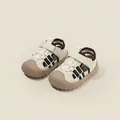 Breathable baby toddler sandals with anti-collision toe in beige and black - Size 16 (Inner Length 12.5cm) / Style 639 / Black