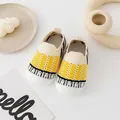 Yellow and white mesh breathable toddler shoes with soft soles for spring and summer - 11.5cm / Yellow