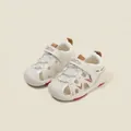 Sandalias de marcha transpirables con punta cerrada en blanco crema para bebés - Talla 18 (Longitud Interior 13.5cm) / Beige