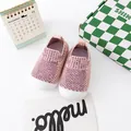 Breathable mesh baby walking shoes in pink for toddlers with soft sole - 11.5cm / Pink