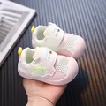 Rosa atmungsaktive Mesh-Schuhe für Kleinkinder mit weicher Sohle und Stern-Dekor - Größe 22 (Innenlänge 14cm) / Rosa