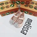 Zapatos Melissa jelly rosa para niñas con decoración de copo de nieve de Elsa - Rosa