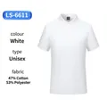 Classic white short-sleeve Polo shirt in breathable cotton blend - S / Tops / White