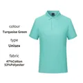 Breathable mint green cooling polo shirt for men and women, business slim fit style - S / Tops / Teal