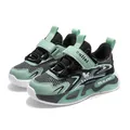 Zapatillas de malla verde menta para niños con suelas suaves antideslizantes y velcro - 28 / Verde Fruta Malla Simple