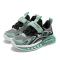 Zapatillas de deporte transpirables de malla verde menta para niños con antideslizante - 28 / Verde Fruta Malla Doble