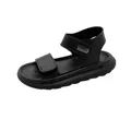 Sandales de sport noires pour enfants avec bout ouvert et semelle antidérapante. - Taille 26-31 (Lot de 6) / Noir