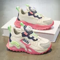 Lichtgewicht roze en witte meisjessneakers met handig draaisluitingssysteem - 28 / Narcissenroze