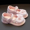 Pink Chinese style embroidered princess shoes for girls perfect for Hanfu and dress outfits - 26 / Pink
