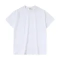 T-shirt blanc oversize pour homme avec col rond classique et manches courtes de qualité - Blanc