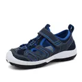 Langlebige und atmungsaktive Kindersport-Sandalen in Blau mit sicherem Klettverschluss - Marineblau