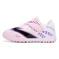 Pink-weiße Fußballschuhe für Kinder mit Klettverschluss für das Training im Freien - 31 / Kirschblütenrosa