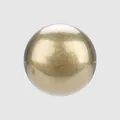 Close-up macro view of a high-grade Japanese brass button with a domed metallic finish - Bronze Pewter (24L) / 15.0mm