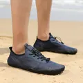 Escarpines azules profesionales de secado rápido para playa y natación con suela de goma antideslizante - 35 / Azul marino