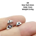 Vintage Tibetan silver metal spacer bead for DIY jewelry making, 9x4.5mm size model 0 - 0# (Sycee Spacer Bead)
