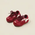 Breathable toddler mesh sneakers in red with non-slip soles for boys and girls SKU view - Size 16 (Inner Length 12.5cm) / Red