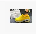 Comfortable yellow sock sneakers for women with air cushion sole for outdoor walking - Yellow