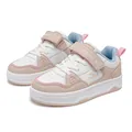 Zapatillas casuales premium para niños en rosa y blanco con cierre velcro HOBIBEAR - 27 / Rosa Blanco